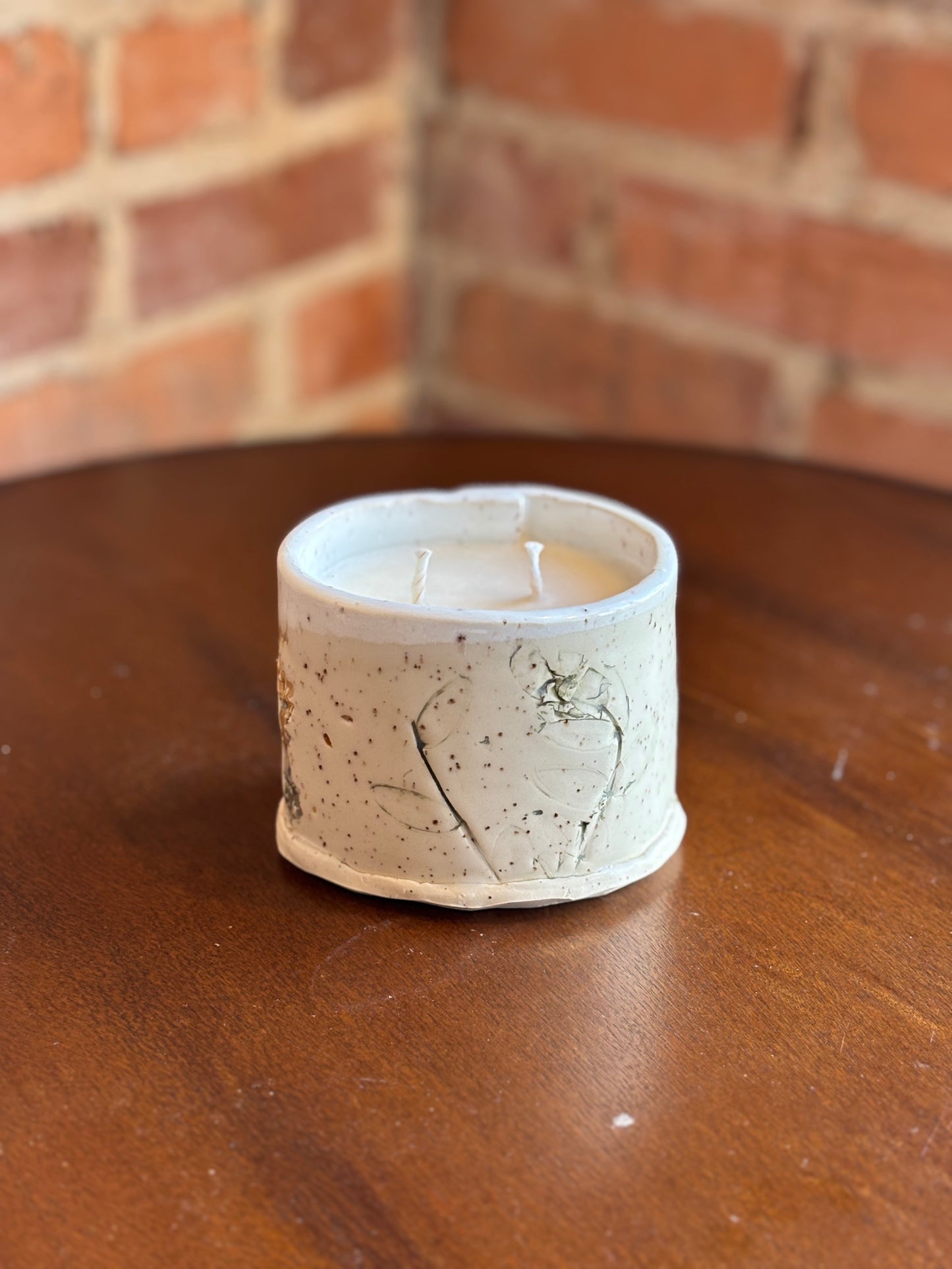 Ceramic White Birch Candle
