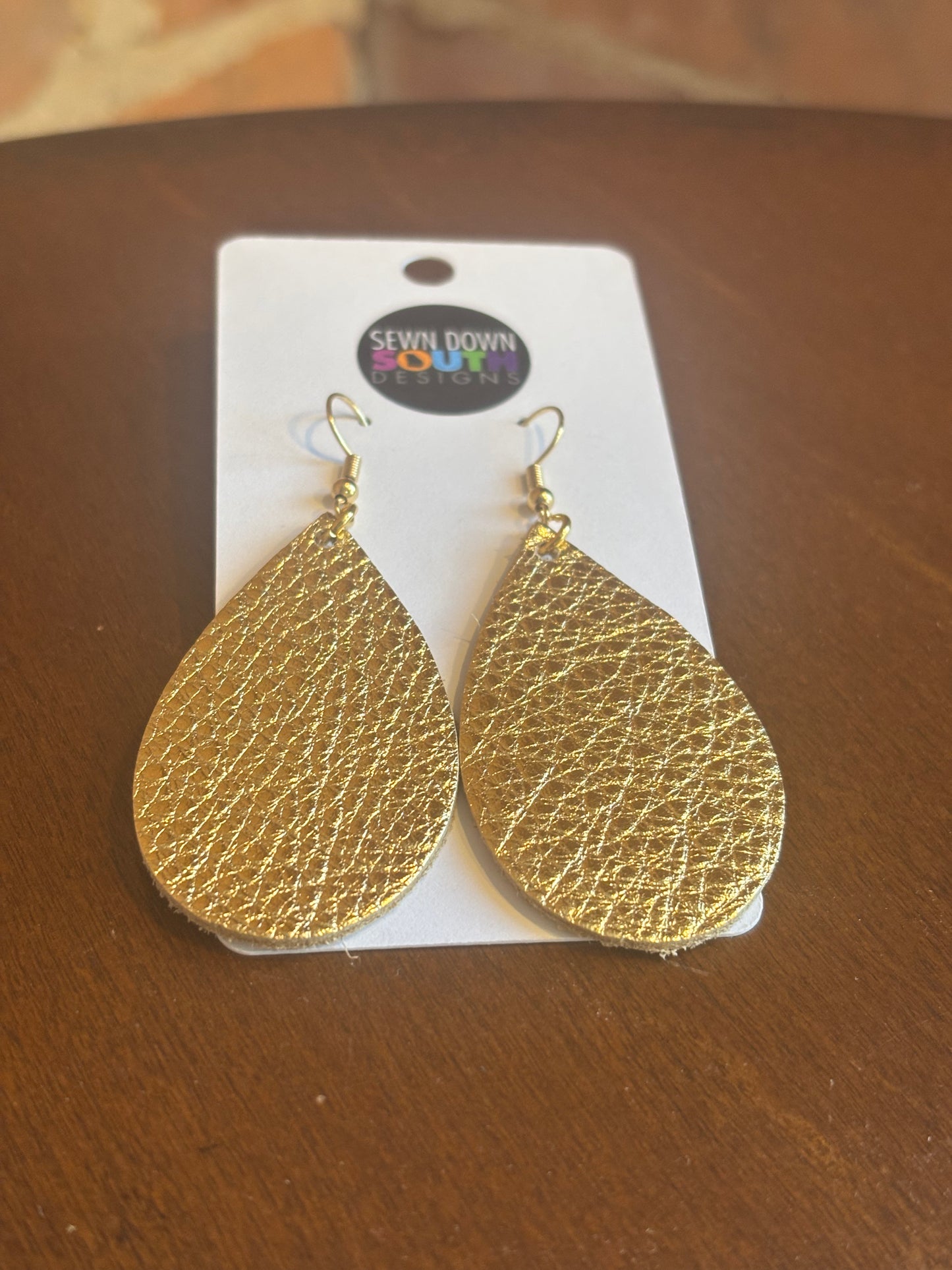 Gold Teardrop Earrings