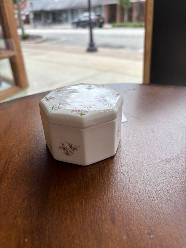 Pink Rose Trinket Dish