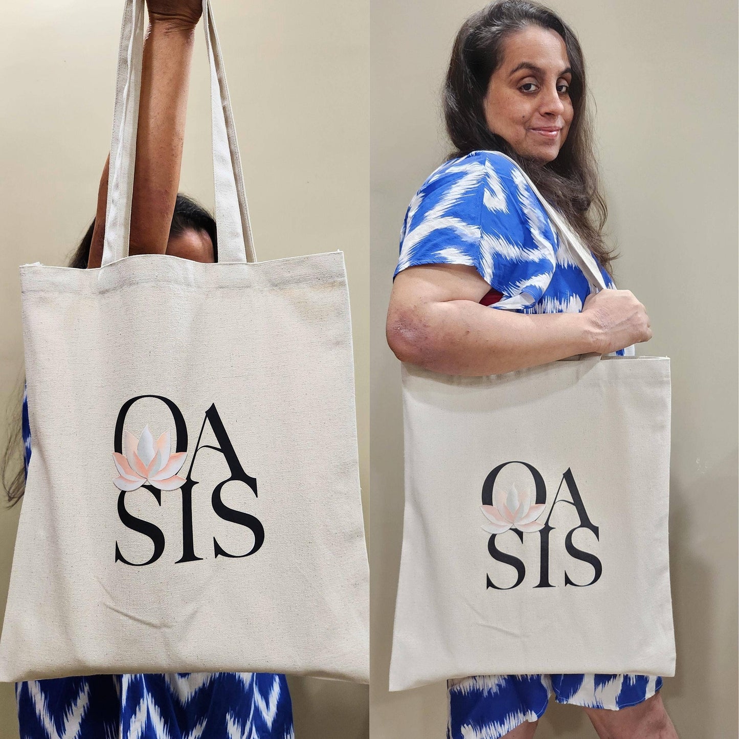Plain Design | Fabric Bag | Eco Canvas Bag | Unbranded: 14" x 16"