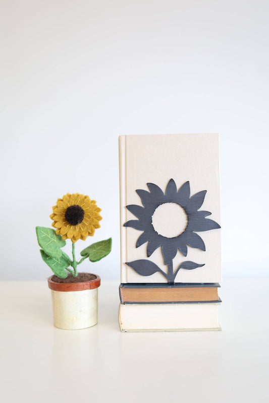 Sunflower Bookend: One only