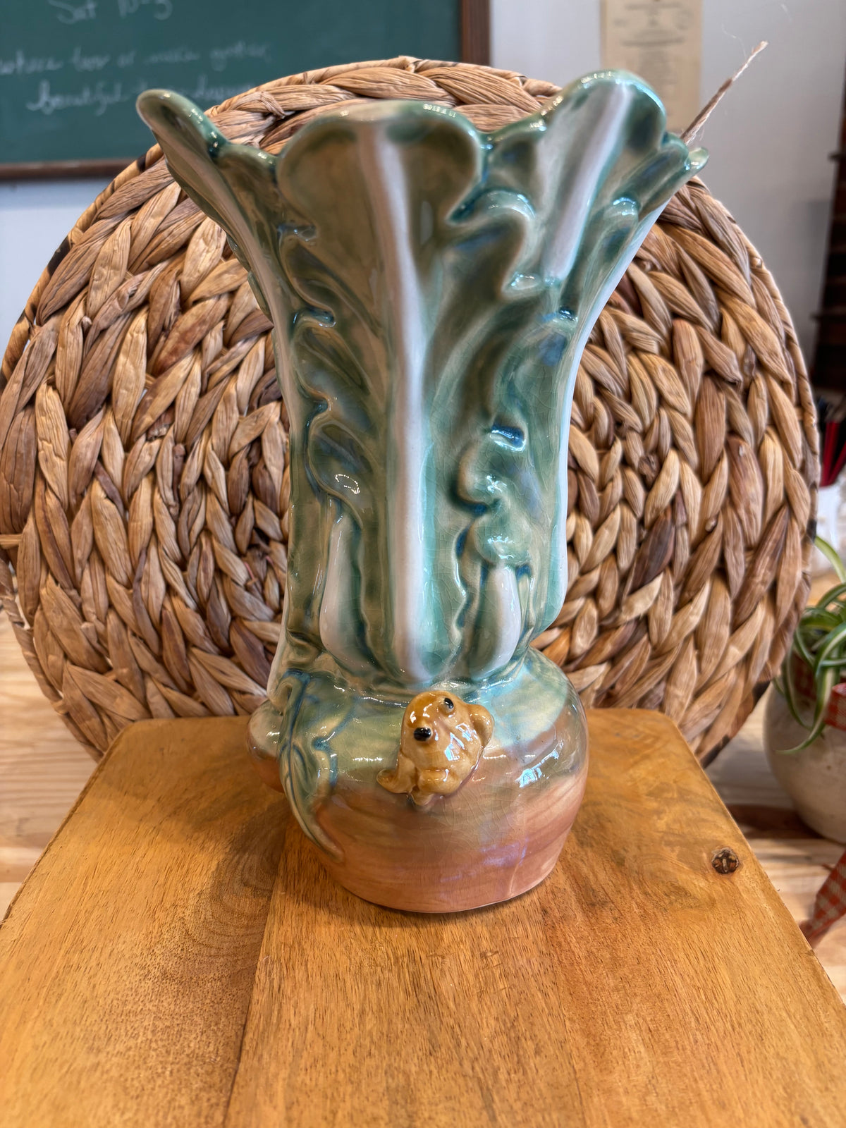 MAJOLICA STYLE VASE