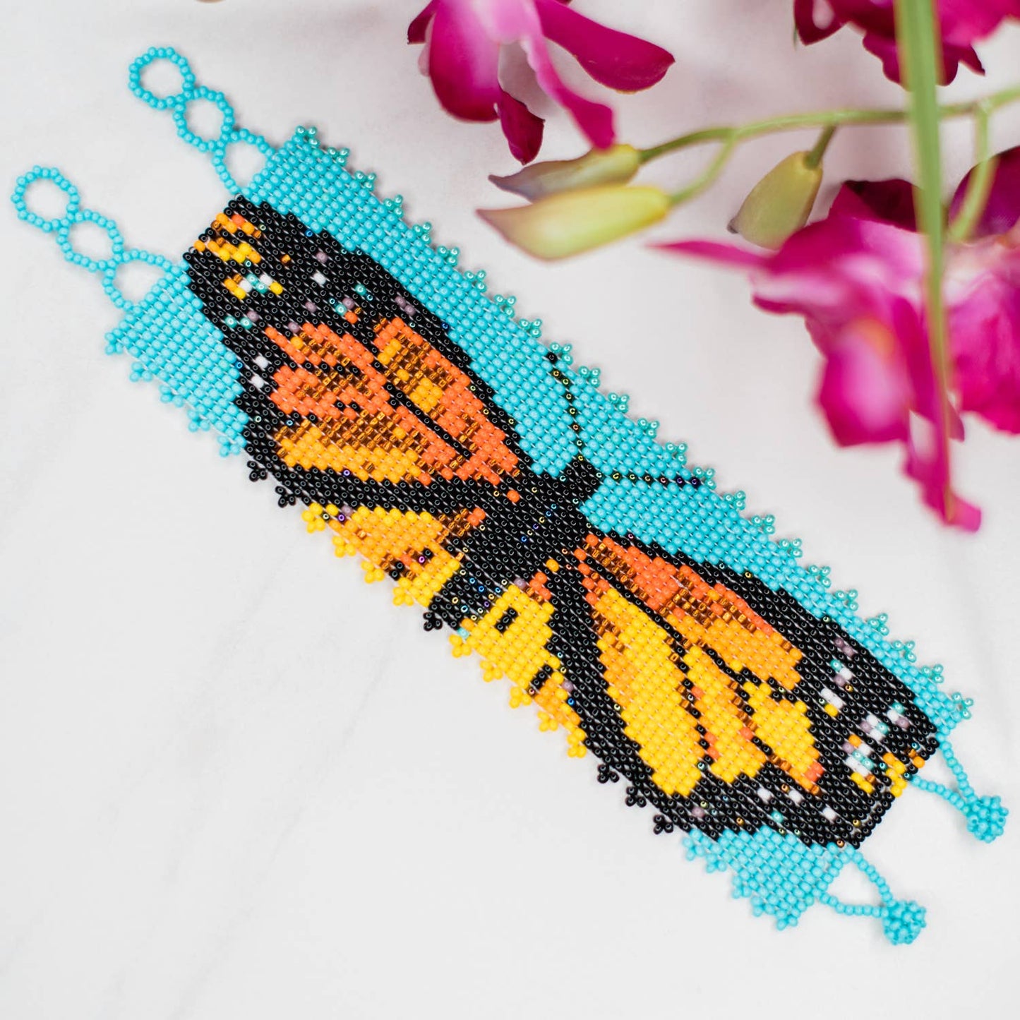 Orange Butterfly Cuff: Assorted