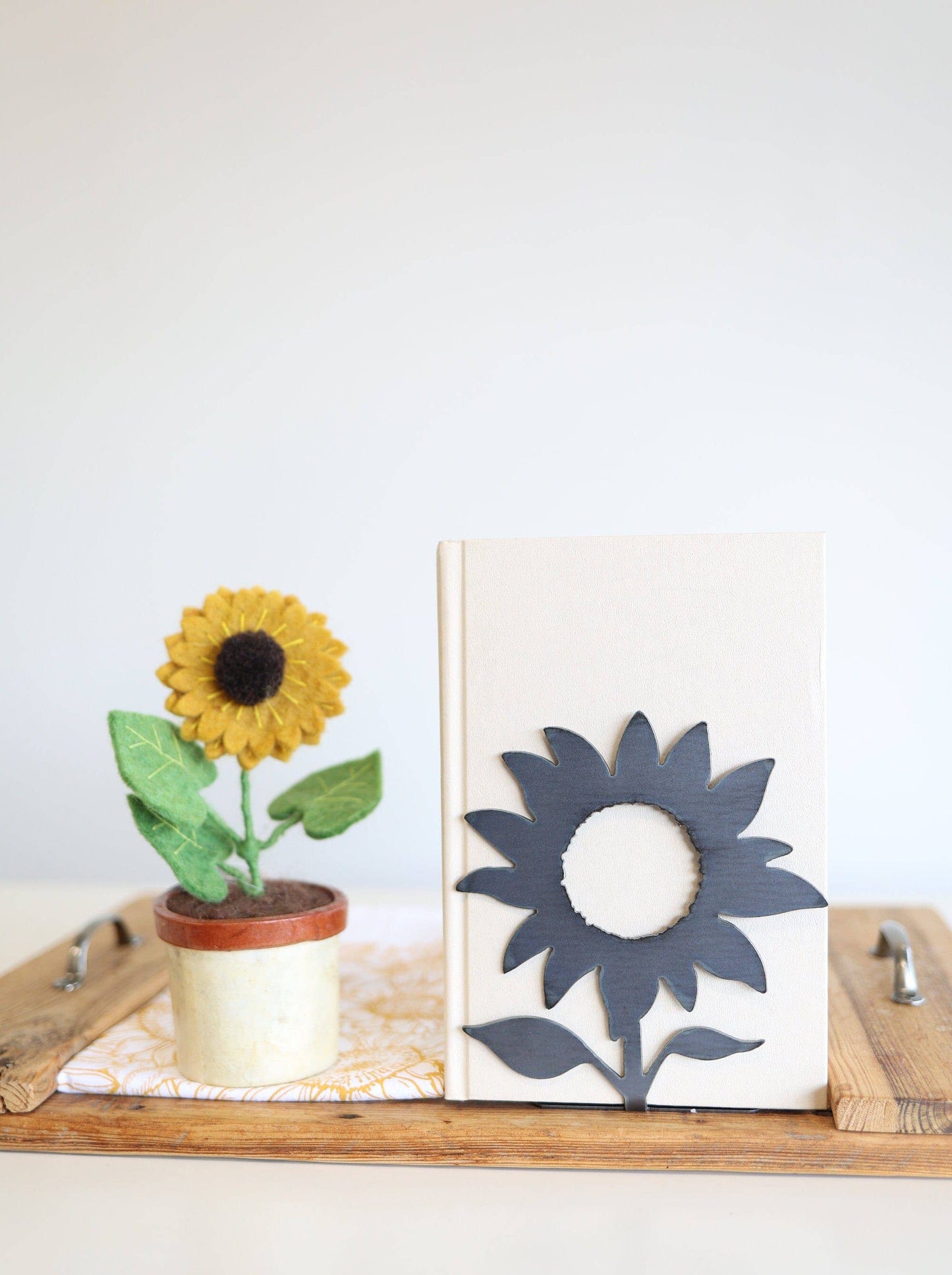 Sunflower Bookend: One only