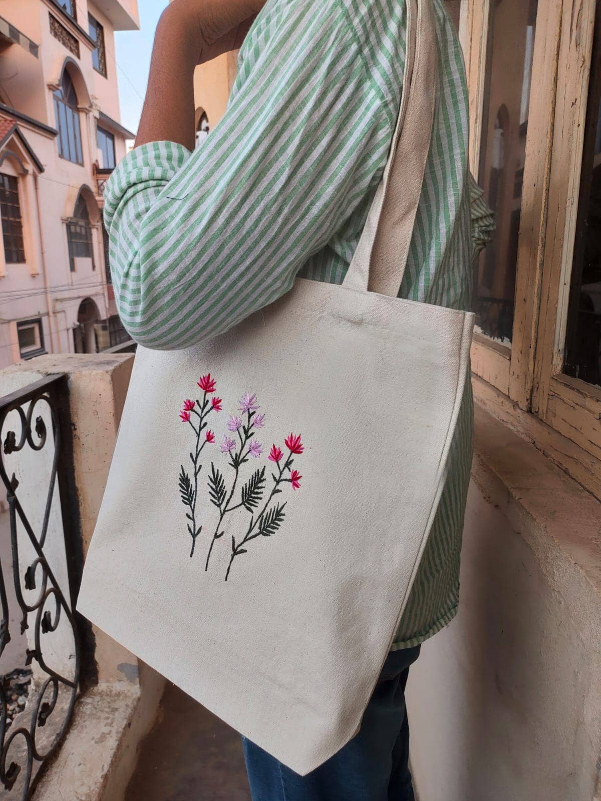 Plain Design | Fabric Bag | Eco Canvas Bag | Unbranded: 14" x 16"