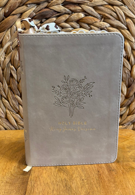 KJV Taupe Bible TABS ONLY