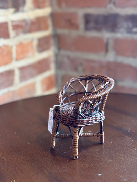 Miniature Wicker Chair