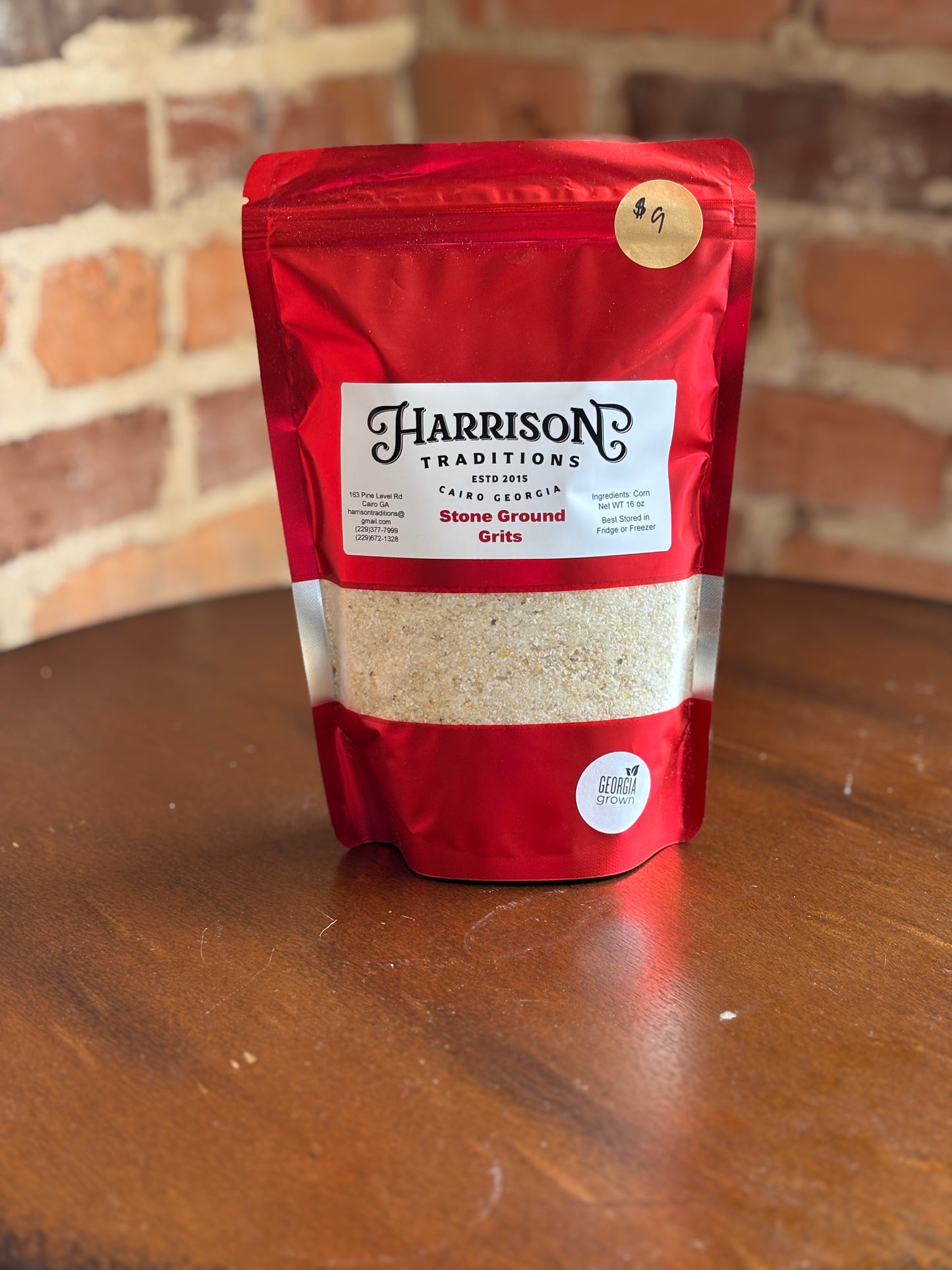 stone ground grits 16oz