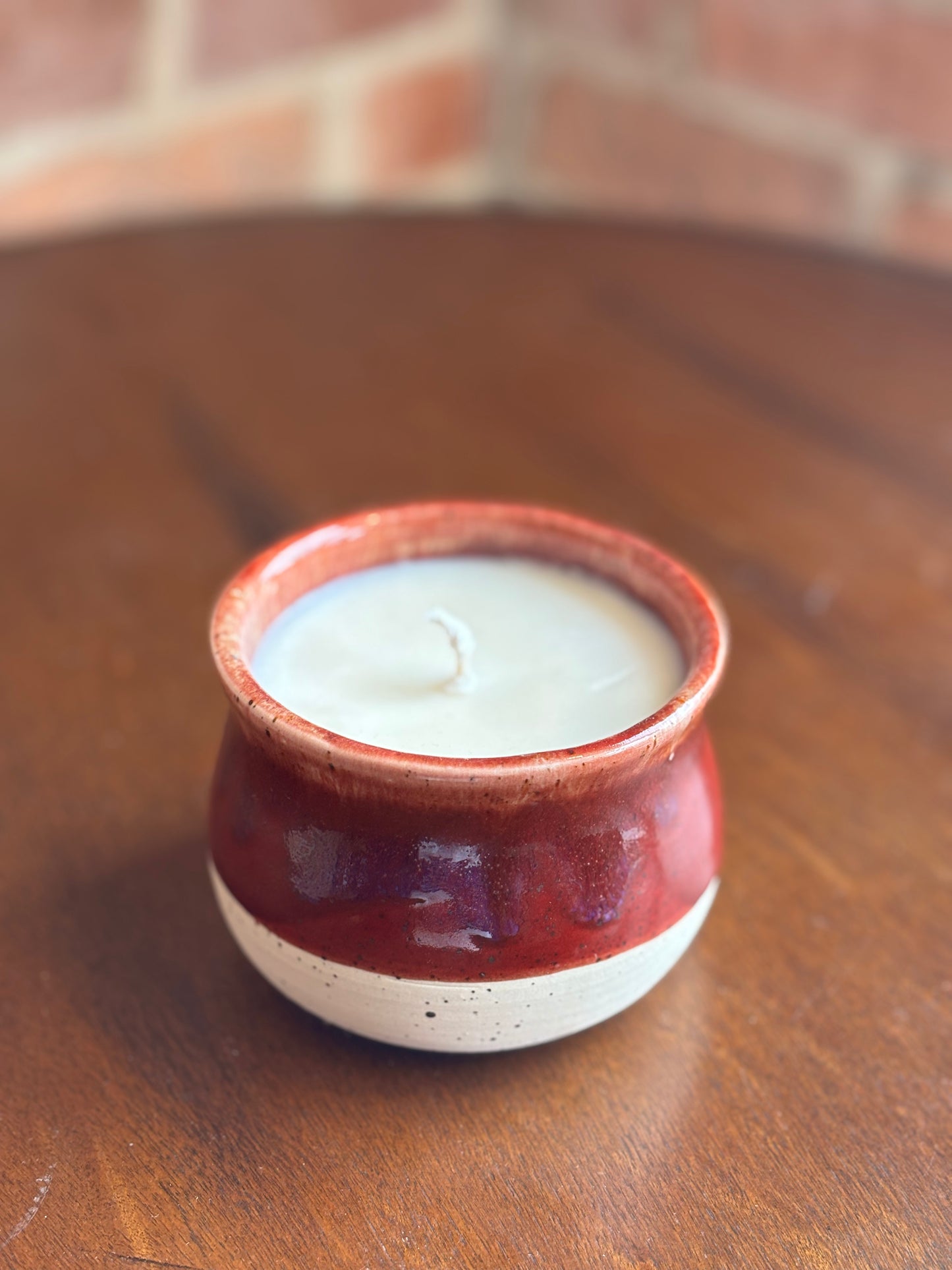 Ceramic Cranberry Woods Candle