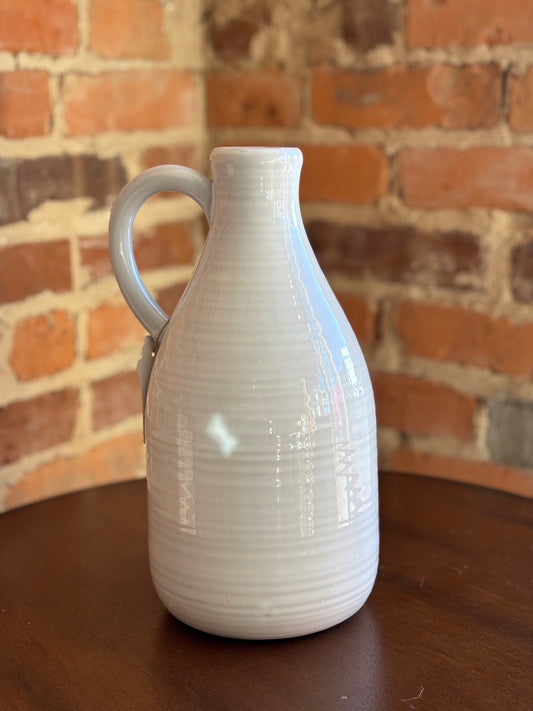 WHITE MUDPIE PITCHER
