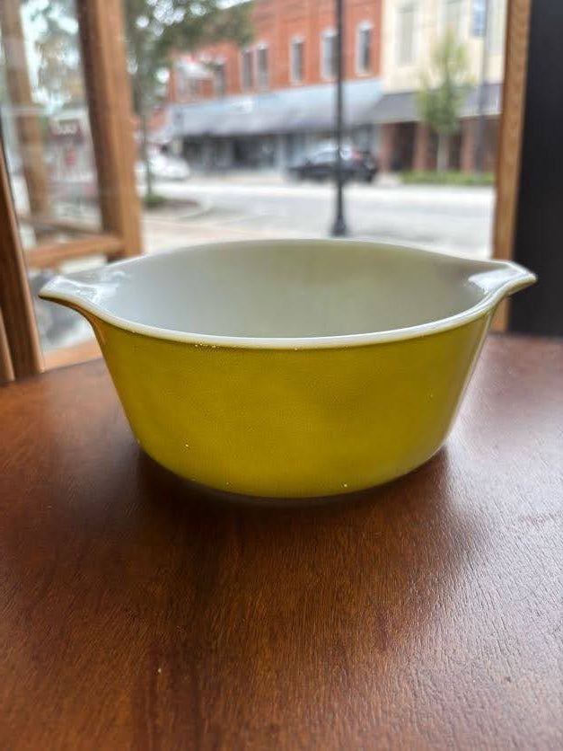 Pyrex dish green