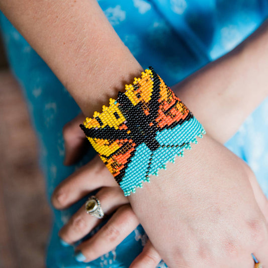 Orange Butterfly Cuff: Assorted